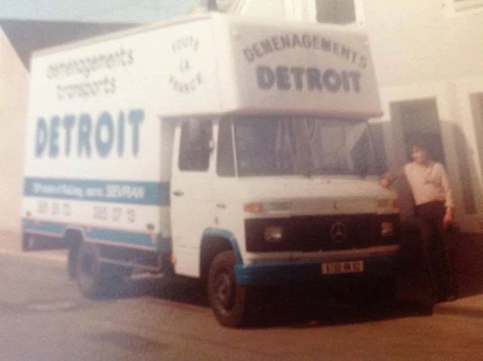 camion de déménagement détroit photo ancienne